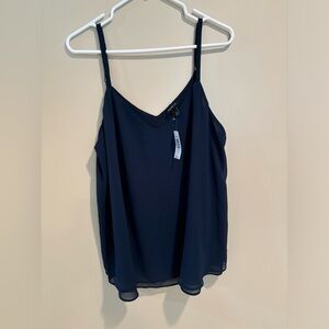 Torrid NWT tank top/blouse. Navy size 1X.